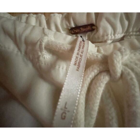 Free People Soft Shirred Drawstring Hem And waistband Pant Size L - Picture 3 of 6
